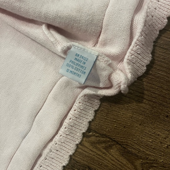 Carriage Boutique Light Pink Baby Cardigan - Picture 7 of 8
